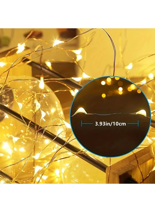 4 قطع 22 9 قدم 50 مصباح شمسي خيالي أضواء خارجية مقاومة للماء 8 أوضاع ديكور الحديقة - Image 3