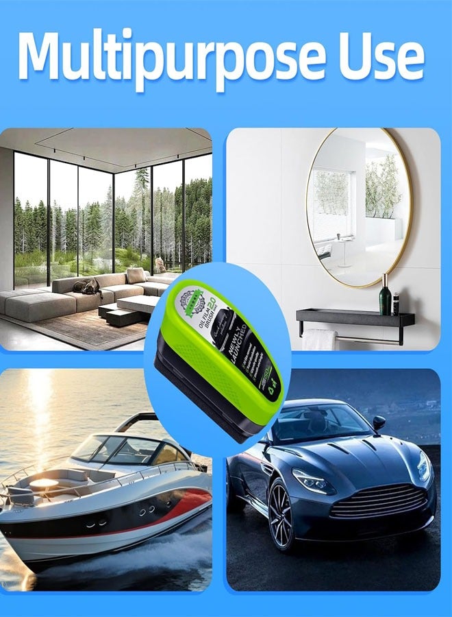 فرشاة تنظيف غشاء زيت السيارات، منظف الزجاج النظيف، فرشاة تنظيف غشاء الزيت القابلة لإعادة الاستخدام لنوافذ السيارات، لوح مسح الزجاج العالمي 1 كمبيوتر شخصي - Image 4