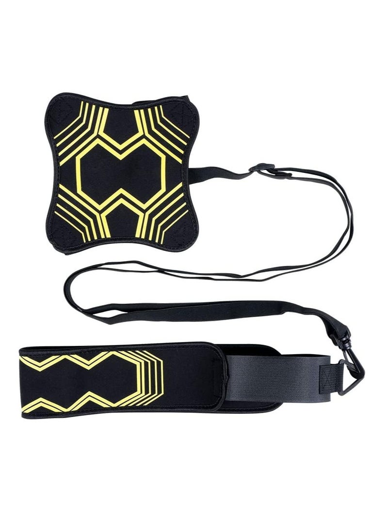 FengSVMA Soccer/Volleyball/Rugby Trainer, Solo Practice Training Aid Control Skills Adjustable Waist Belt for Kids and Adults Football Kick Trainer, Soccer Training Belt  - Image 2