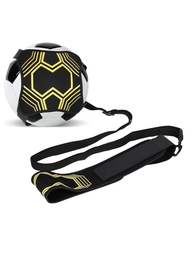 FengSVMA Soccer/Volleyball/Rugby Trainer, Solo Practice Training Aid Control Skills Adjustable Waist Belt for Kids and Adults Football Kick Trainer, Soccer Training Belt  - Image 1