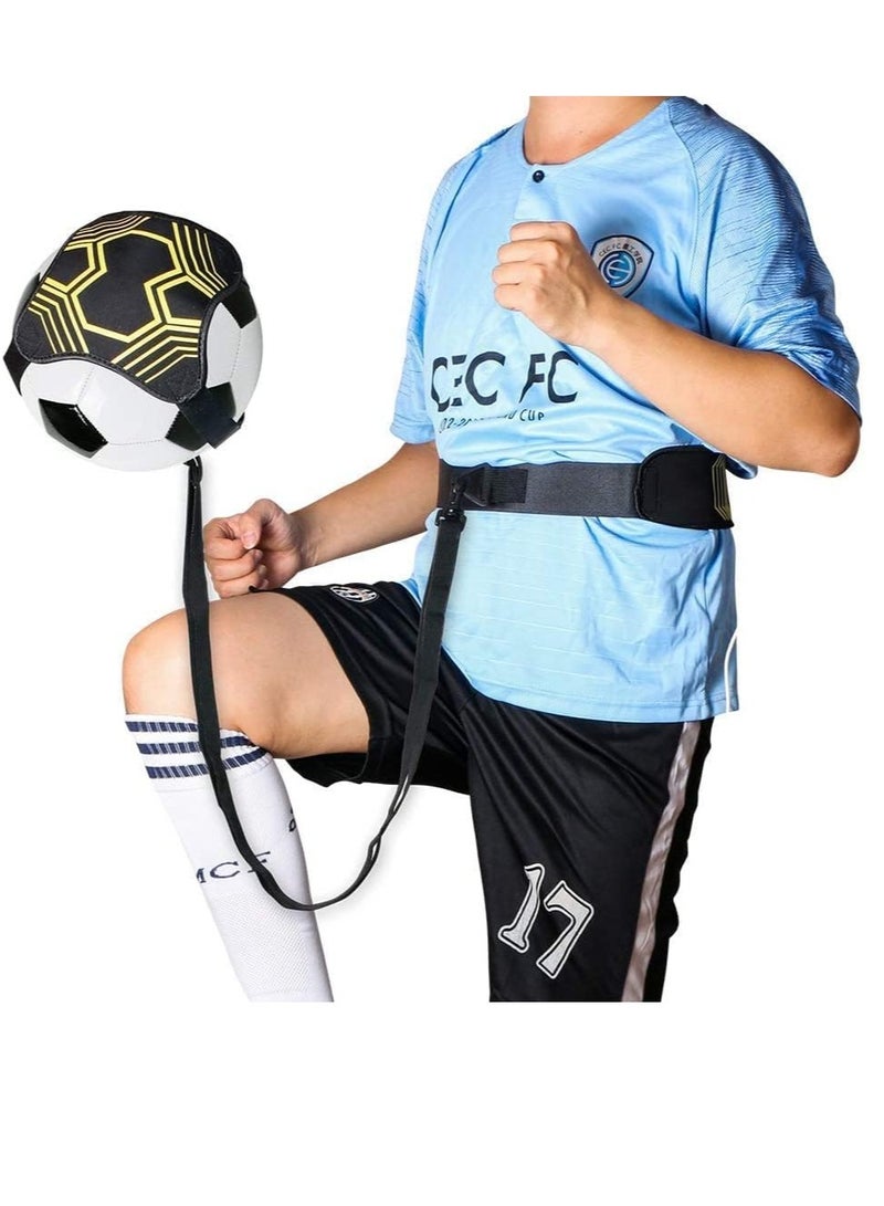 FengSVMA Soccer/Volleyball/Rugby Trainer, Solo Practice Training Aid Control Skills Adjustable Waist Belt for Kids and Adults Football Kick Trainer, Soccer Training Belt  - Image 5