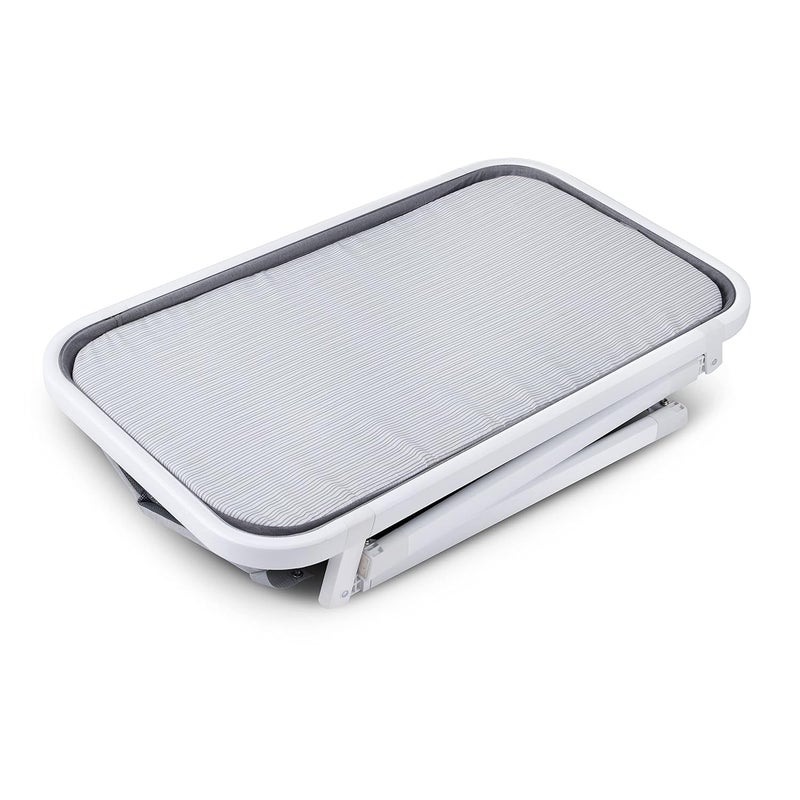 Joovy Coo Bassinet Portable Bassinet with Storage Rocking Playpen Gray - Image 2