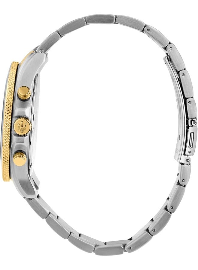 مازيراتي ساعة مازيراتي كومبيتيسيون كرونوغراف رجالية كوارتز - R8873600006، من الفولاذ المقاوم للصدأ، 43 ملم، سوار - Image 2