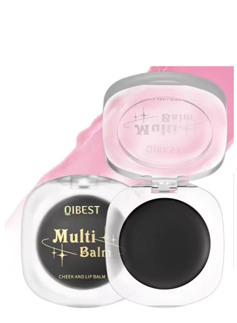 كيو آي بست مرطب للخدود والشفاه متعدد الاستخدامات ، أحمر خدود للخدود وطلاء الشفاه 2 في 1 لتغيير لون اللون بدرجة الحرارة ، ناعم طويل الأمد سهل التطبيق أحمر شفاه مرطب بلون الشفاه وبلسم أحمر خدود للوجه 3.2 جم - Image 1