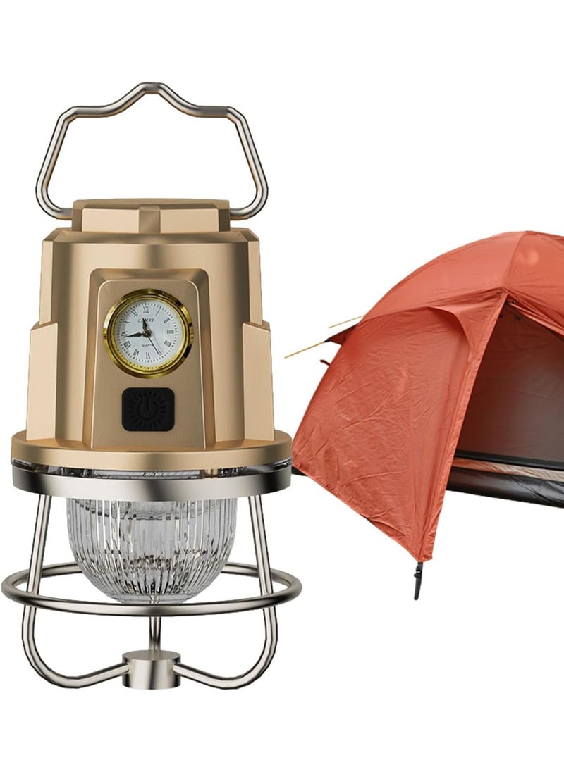 Dratal Dratal Camping Lantern Flashlight for Camping Essentials IPX4 Waterproof Suitable Survival Kits for Hurricane with 3 Lighting Modes for Hiking CampingGolden  - Image 3
