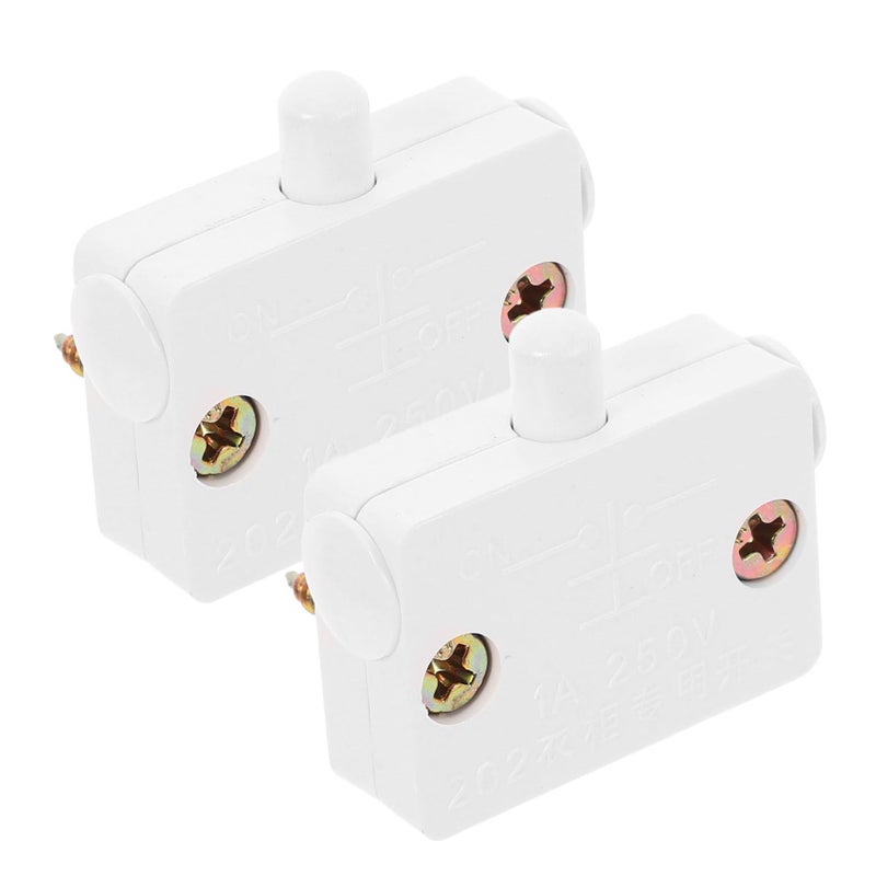 2Pcs Automatic Cabinet Door Light Switch Normally Closed Touch Control For Wardrobes - Image 2