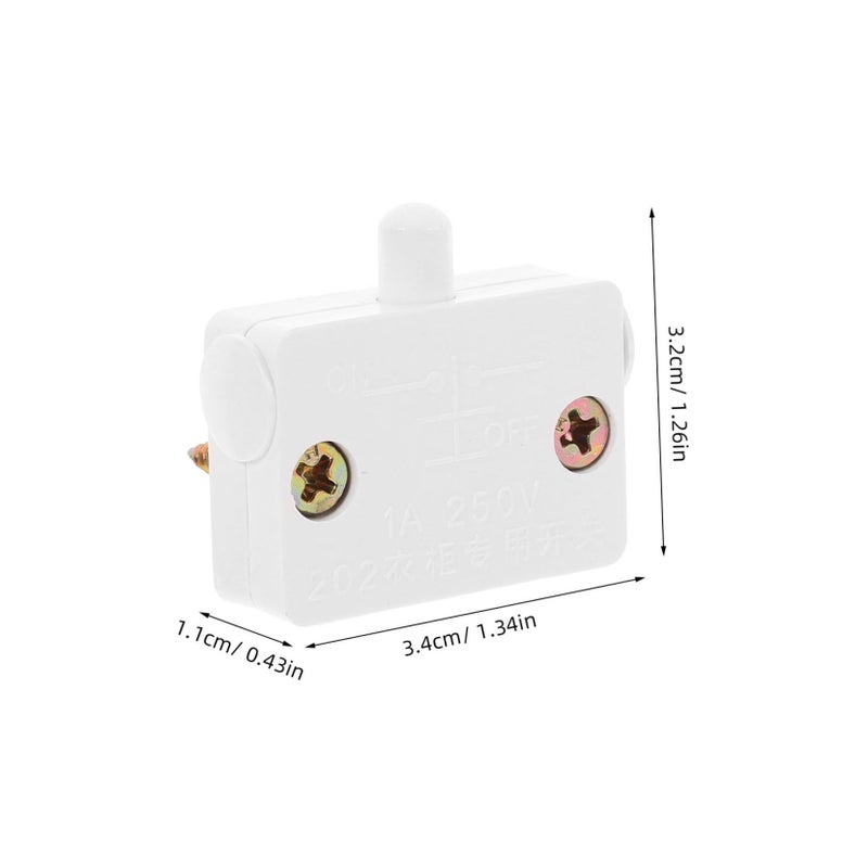 2Pcs Automatic Cabinet Door Light Switch Normally Closed Touch Control For Wardrobes - Image 3