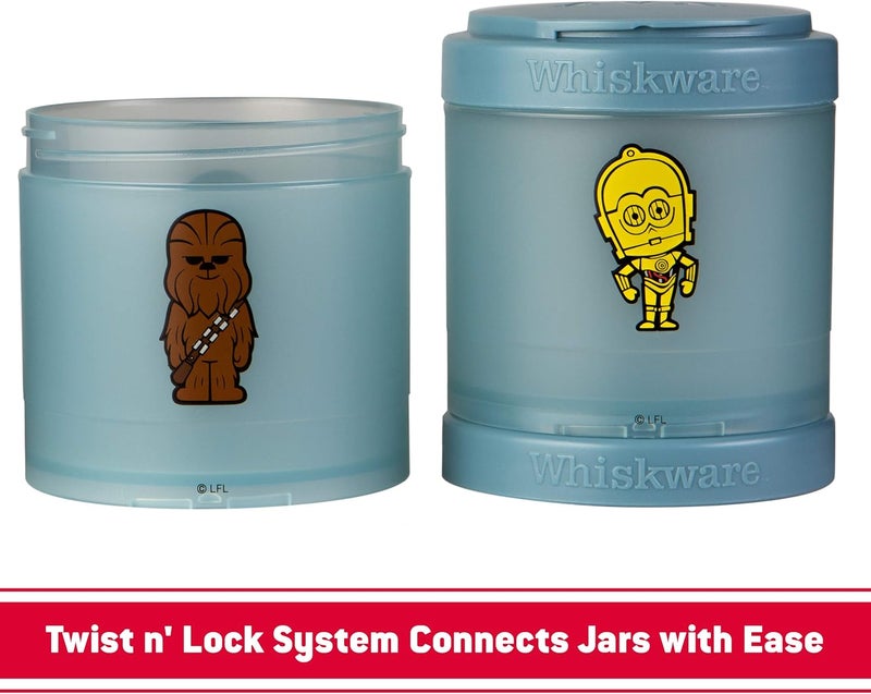 Whiskware Star Wars Stackable Snack Pack Darth Vader  Storm Trooper - Image 3