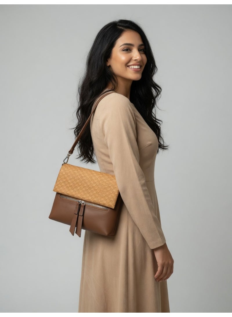 Elegant Woven Shoulder Bag for Women – Classic Style with Modern Comfort-Havan - Image 5