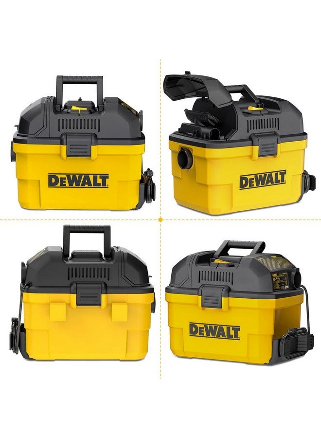 DEWALT 1100W Wet and Dry Garage Vacuum Cleaner with Remote Yellow and Black 23 L DXV23G - Image 2