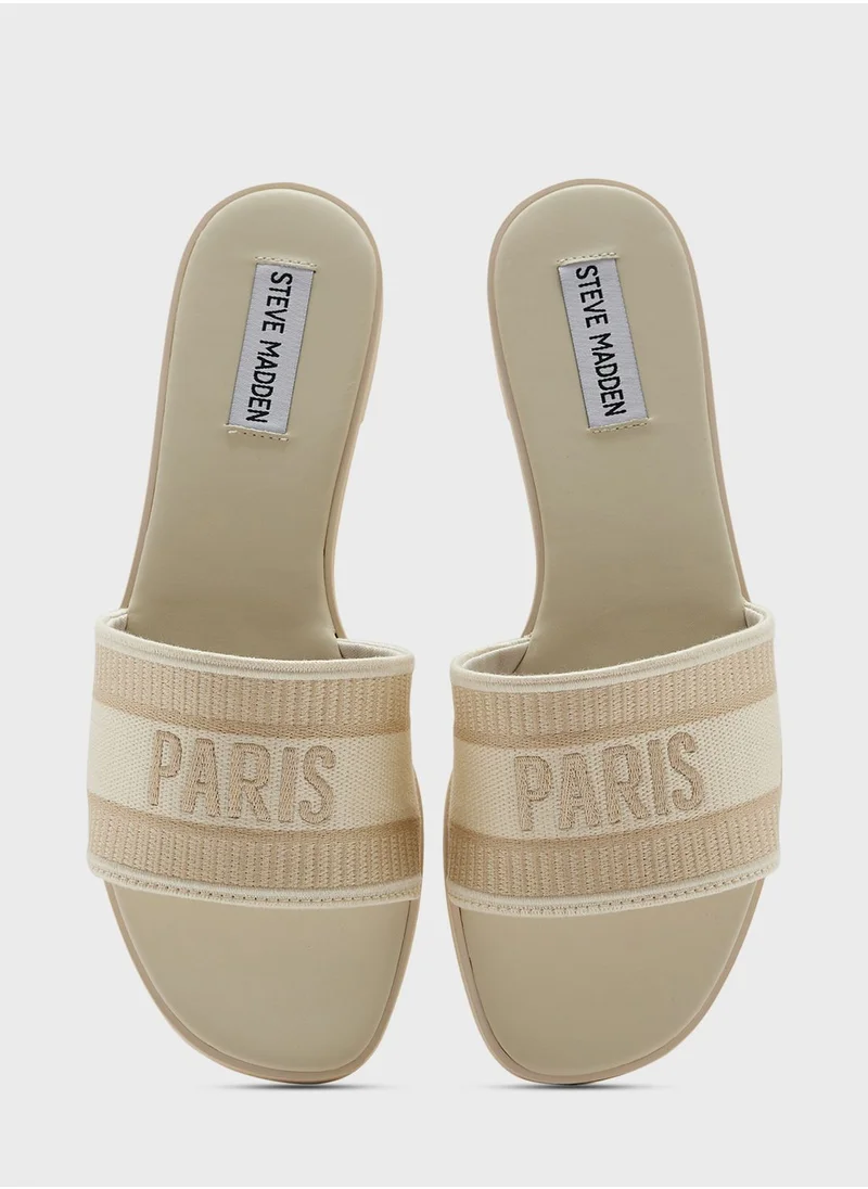 STEVE MADDEN Single Strap Low Heel Sandals