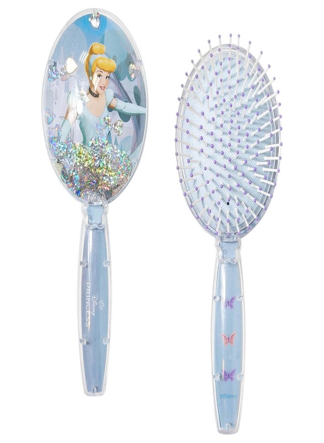 LUV HER Kids’ Detangling Confetti Hair Brush - Fun Disney Princesses Cinderella Design, Gentle on Wet & Dry Hair, Ideal for Kids Ages 3+, Makes Hair Care Fun and Easy - Image 1