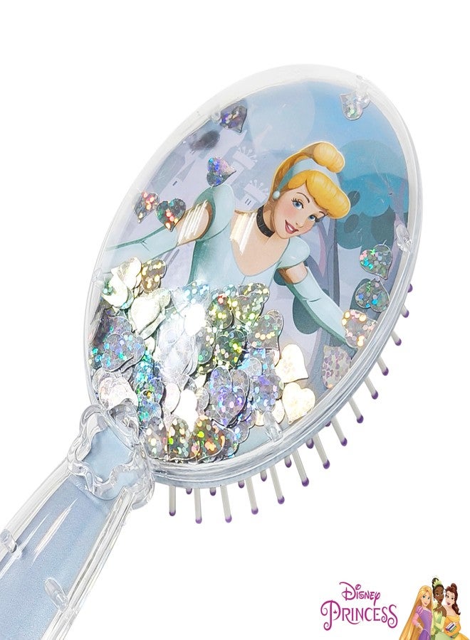 LUV HER Kids’ Detangling Confetti Hair Brush - Fun Disney Princesses Cinderella Design, Gentle on Wet & Dry Hair, Ideal for Kids Ages 3+, Makes Hair Care Fun and Easy - Image 3