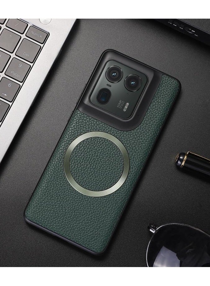 General Magnetic PU Leather Cover Compatible with Motorola Edge 50 Ultra 5G Camera Proteciton Back Case For Moto Edge 50 Ultra 