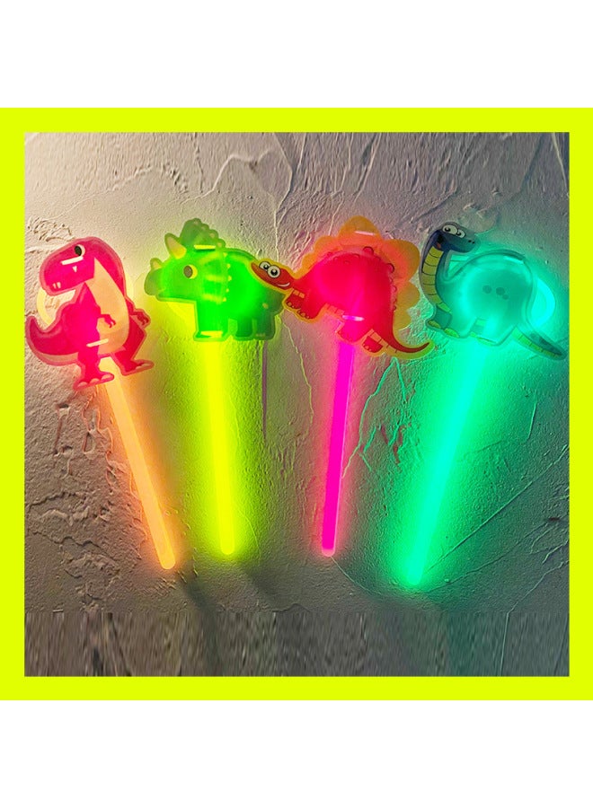 Colorful Fluorescent Sticks For Children To Stick To Clothes, Fluorescent Sticks, Silver Light Sticks, Luminous Sticks, Handheld Support Sticks, Toy Bracelets 