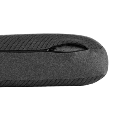 Wakefit Memory Foam Pillow | 1 Year Warranty | Orthopedic Pillows for Neck Pain, Pillow Memory Foam, Memory Pillow for Sleeping (25 x 15 x 5 inch, Set of 1 - Dark Grey, Large - Thick) - Image 5