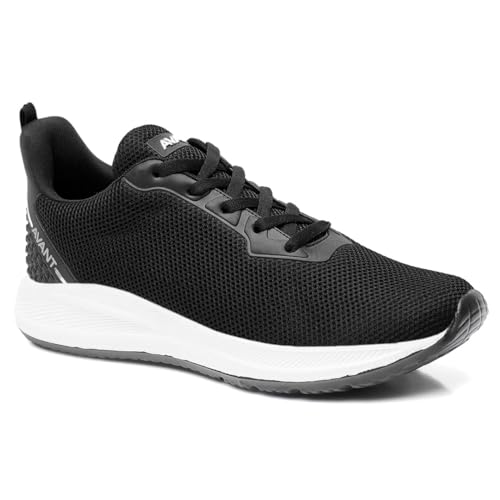 AVANT Men's Lite Running Shoes|EVA Outsole|Natural Rubber EVA Insole|Air Mesh - Black, UK6 - Image 1