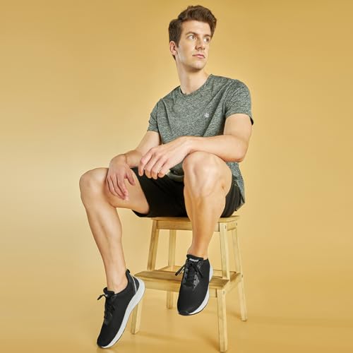 AVANT Men's Lite Running Shoes|EVA Outsole|Natural Rubber EVA Insole|Air Mesh - Black, UK6 - Image 4