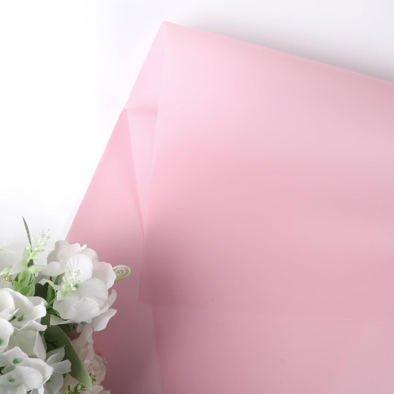NESCCI 20 Sheet Pink Floral Bouquet Wrapping Paper - Waterproof, 22.8x22.8 inches, Perfect for Birthdays, Weddings, Anniversaries & More (Misty Pink) - Image 4