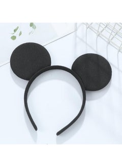 Set Of 24 Mouse Costume Deluxe Fabric Ears Headband White Polka Dots Bow Boys Girls Birthday Party Hairs Accessories Baby Shower Headwear Halloween Party Favors Decorations (Black With White Dot) - pzsku/Z637BEA9EE6080DE6C5A5Z/45/_/1735566955/1fb308bf-601c-464f-a327-3169b3322b6d