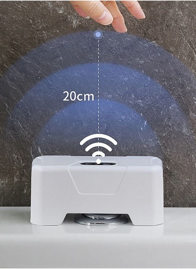Generic - Toilets Flush Valves IPX5 Waterproof Smart Toilets Flush Sensor Button Splash-proof with Wireless Transmitter for Public Toilets - Image 1
