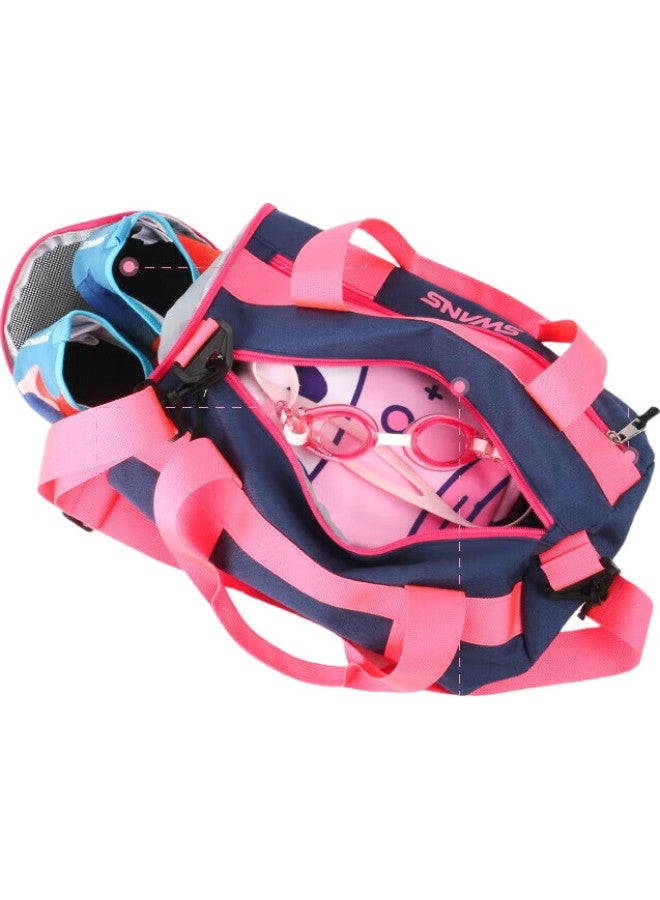 Swans Children's Swim Bag, Large Capacity, Dry And Wet Separation, Crossbody Storage Bag, Handheld Water-resistant Bag, 119-2 Blue - Image 2