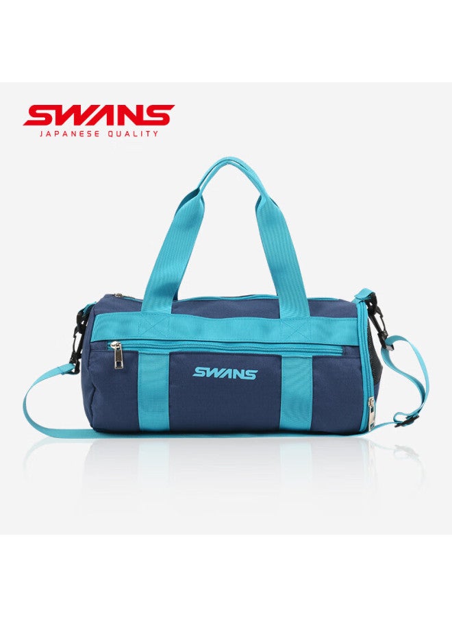 Swans Children's Swim Bag, Large Capacity, Dry And Wet Separation, Crossbody Storage Bag, Handheld Water-resistant Bag, 119-2 Blue - Image 2