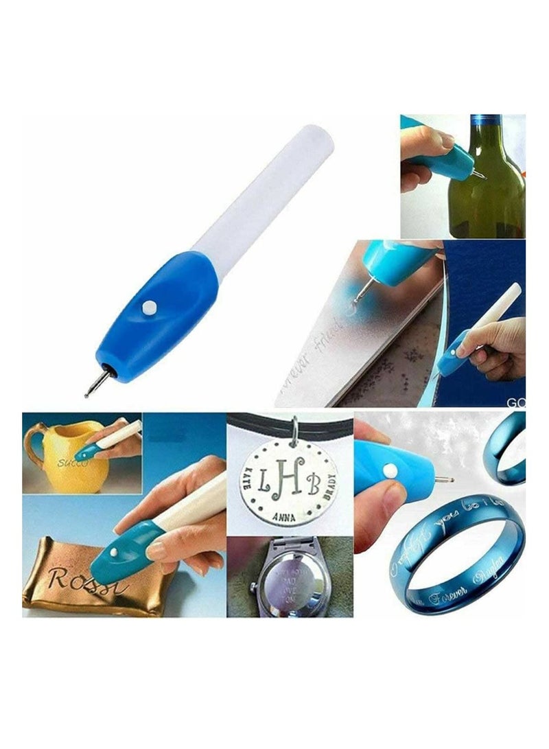 Mini Electric Cordless Engraving Pen Precision Etching Carving Pen Name Writing Carve Tool for DIY Handcraft Steel Jewelry Wood Glass  - Image 1