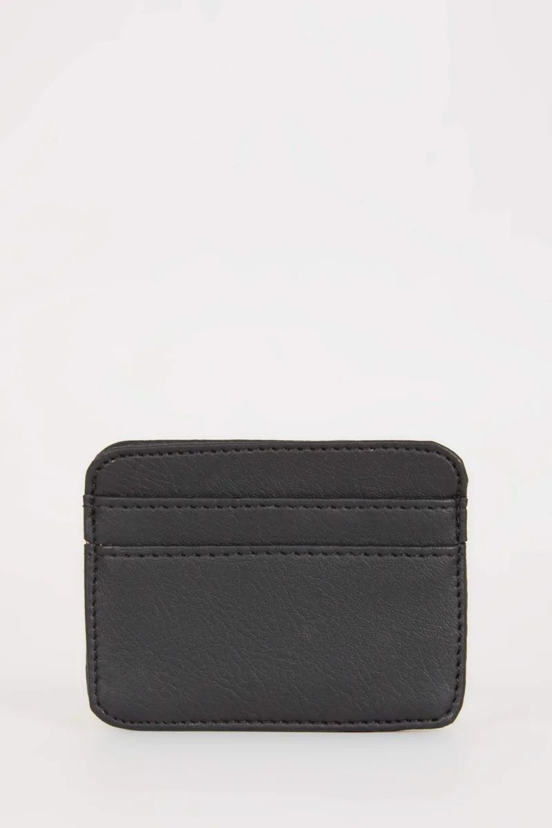 ديفاكتو Man Faux Leather Card Holder