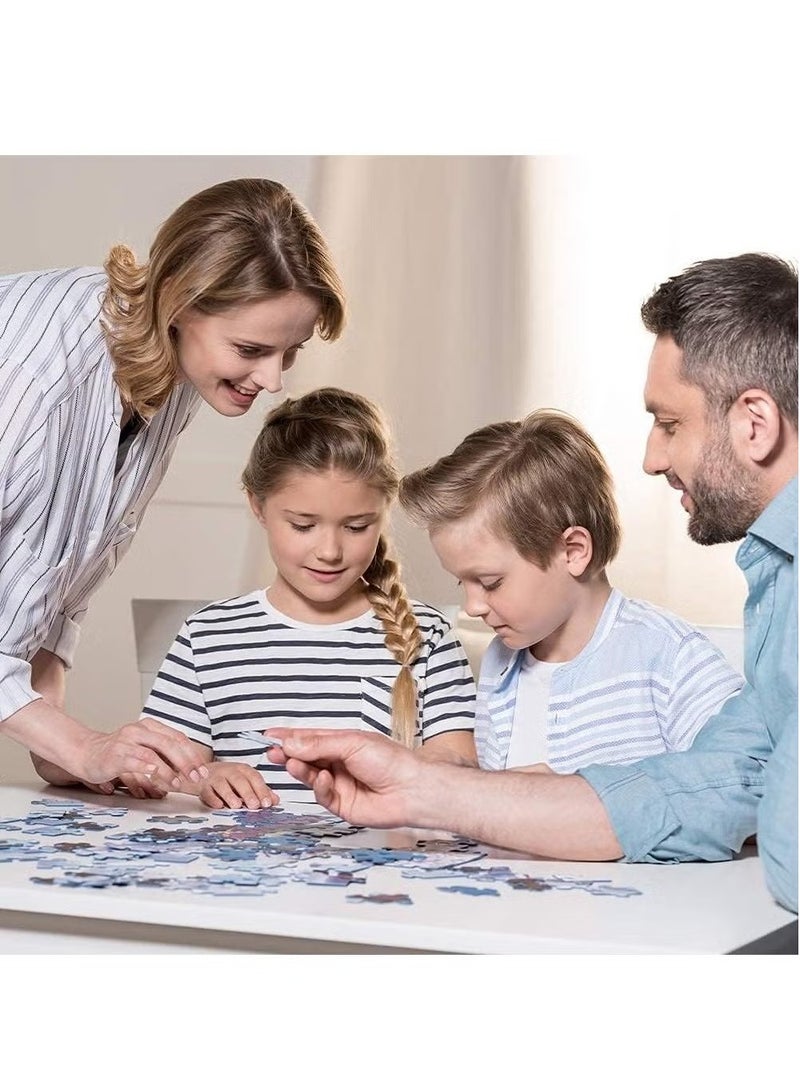 1000 قطعة من الألغاز الورقية الملونة للأطفال والكبار - ألعاب ذهنية للمكتب - Image 4