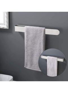 Oasisgalore Adhesive Towel Bar for Bathroom or Kitchen, No-Drill Stainless Steel (14 Inch, Brushed Nickel)  - Image 3
