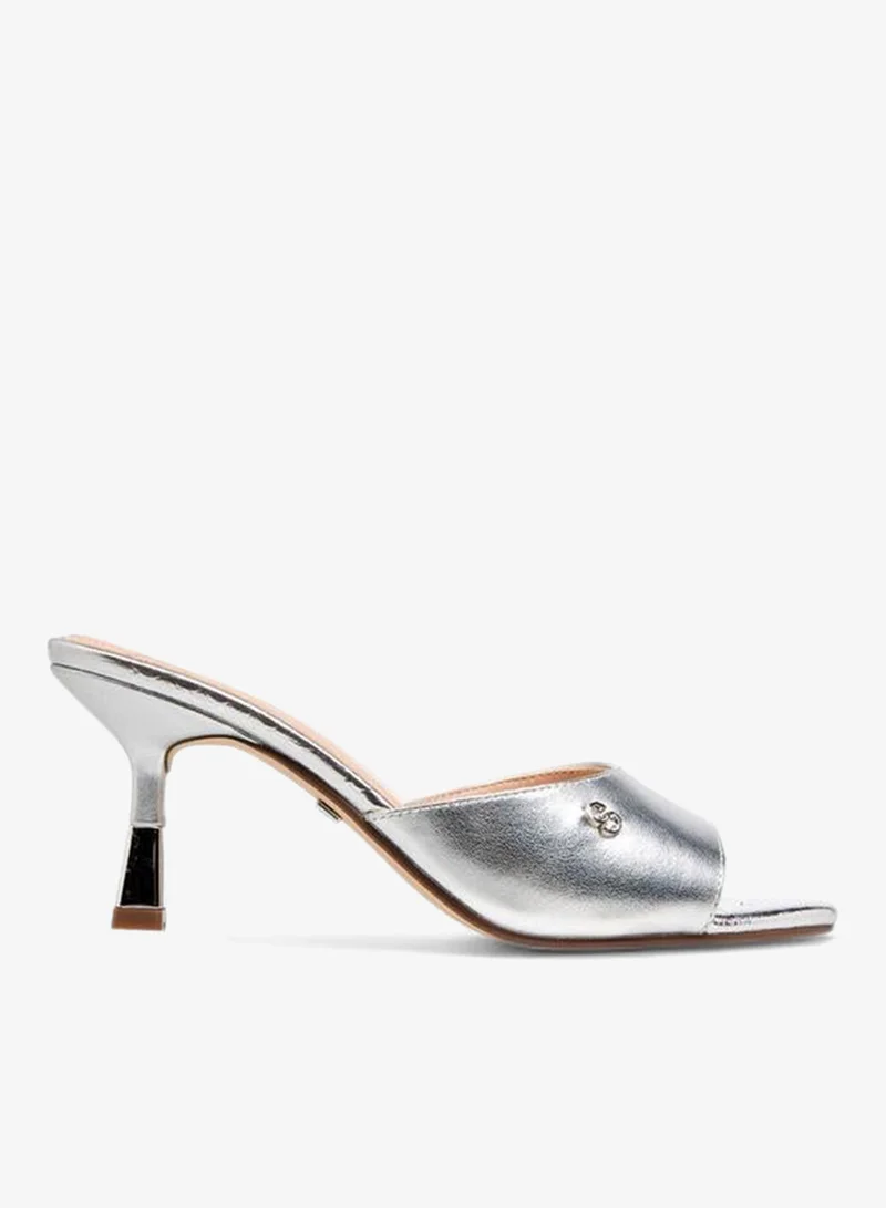 Celeste SILVER Women Animal Textured Stiletto Heel Sandals for Women | Best Price UAE