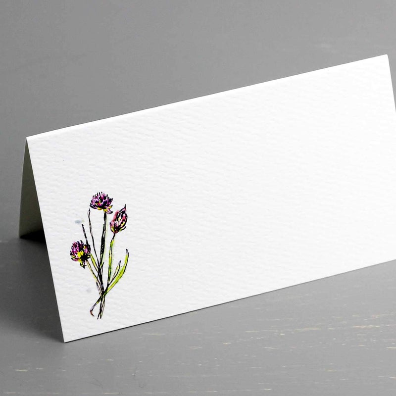 Nancy Nikko HERB Place Cards (4 Herbs) for Dinner Parties and Events. Table Tent Style  Scored for Easy Folding. Available in Packages of 12  24  48 (48) Multi - Image 3