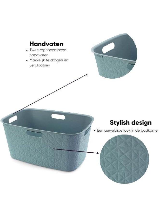 Curver CV SOFTEX LNDR BSKT 45L BLUE - Image 2