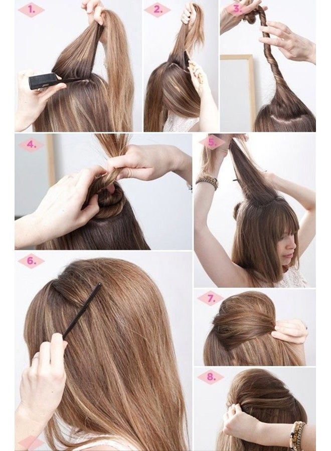 Hiibaby® 2pcs BUMP IT UP Volume Inserts Do Beehive hair styler Insert Tool Hair Comb (Beige) - Image 5