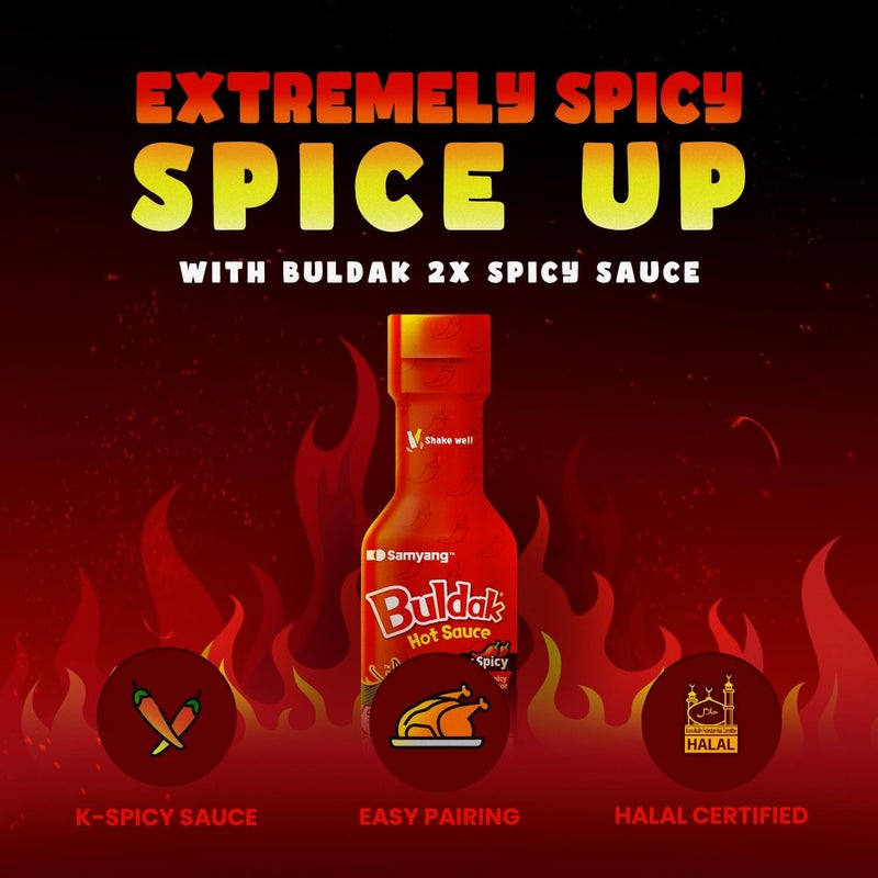 Samyang Buldak Extremely Spicy Hot Chicken Flavor Sauce, 200g - Image 3