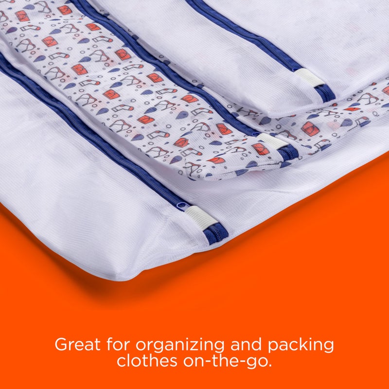 Tide Delicate Clothes Mesh Wash Bags for Wash Machine, 3 Pack (Small, Medium, and Large), Protects from Snagging, Tangling & Wear - Image 3
