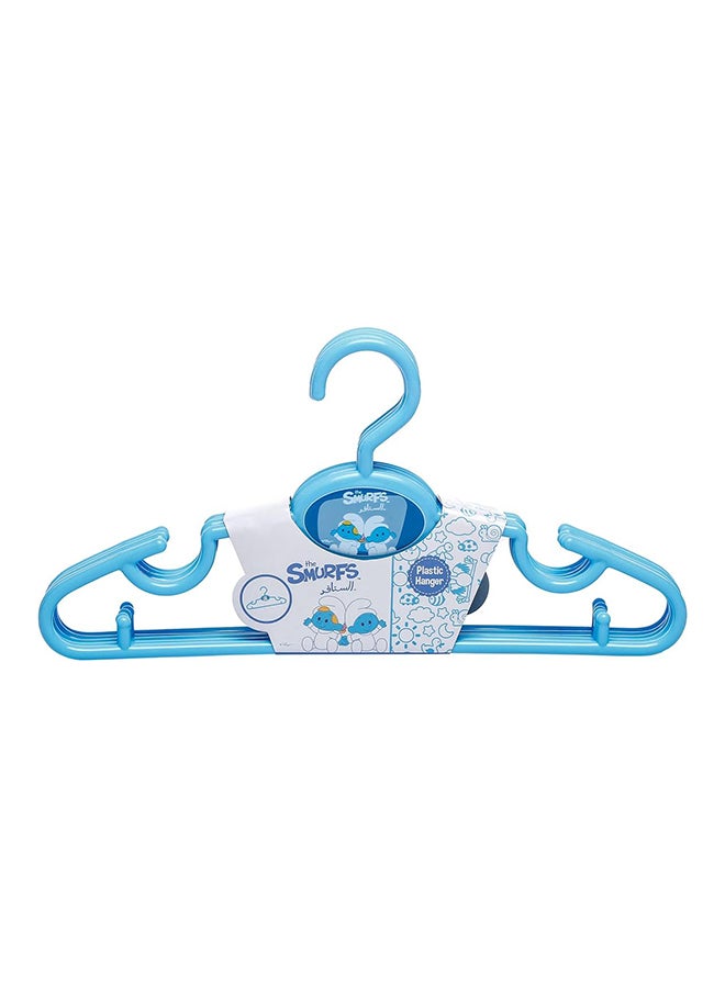 The Smurfs Vg-Sb-Hngr-B Plastic Hangers - 5 Pack Blue
