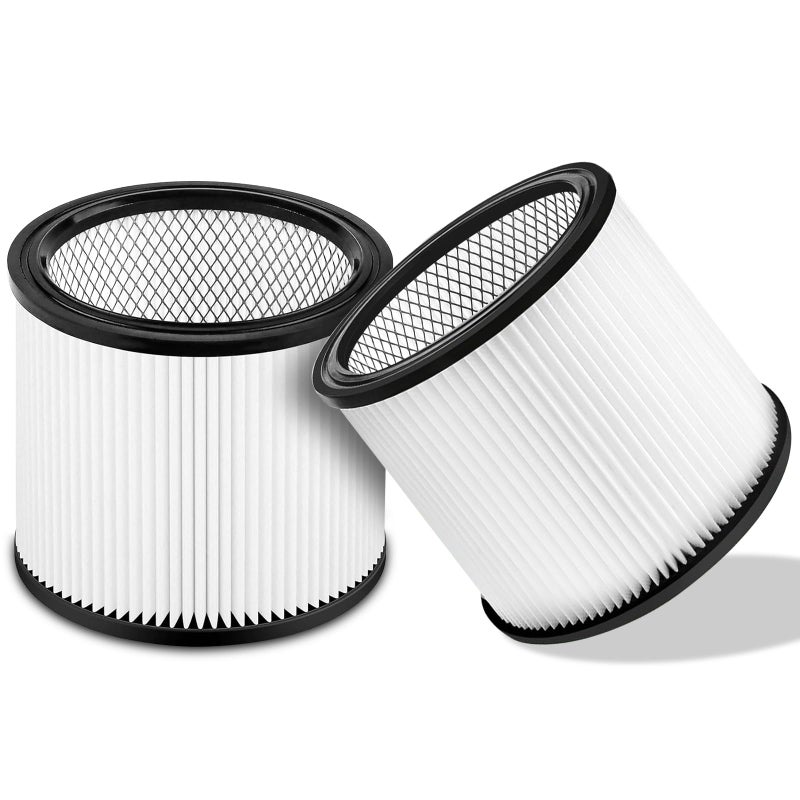 Swellv 90304 Replacement Filter Compatible with ShopVac Shop Vac 90304 90350 9033390585fits most 5 Gallon and above WetDry Vacuum Cleaners 2 Pack - Image 2