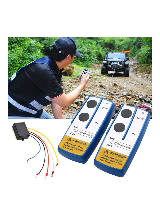 Loquat Universal 12V Wireless Console Winch Remote Control Kit For Jeep ATV SUV - Image 5