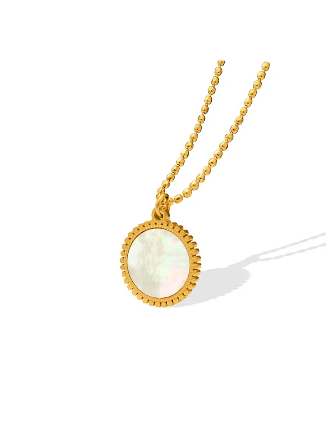 لي كوبر LEE COOPER Women's Stainless Steel Gold Necklace - LC.N.01425.120
