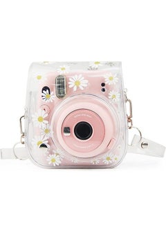 CAIUL Camera Protective Case for Fujifilm Instax Mini 11/9/8 Camera, PVC Camera Protective Cover, Transparent Sling Shell Bag with Shoulder Strap  - Image 1