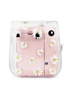 CAIUL Camera Protective Case for Fujifilm Instax Mini 11/9/8 Camera, PVC Camera Protective Cover, Transparent Sling Shell Bag with Shoulder Strap  - Image 3