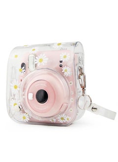 CAIUL Camera Protective Case for Fujifilm Instax Mini 11/9/8 Camera, PVC Camera Protective Cover, Transparent Sling Shell Bag with Shoulder Strap  - Image 4