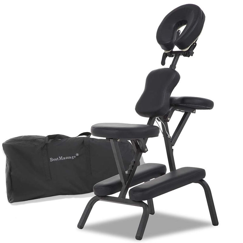 BestMassage BestMassage Portable Tattoo Spa Massage Chair Leather Pad Travel wFree Carry Case  - Image 1