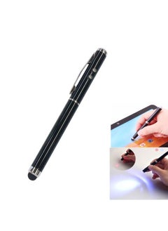 EasyLife 4-in-1 Capacitive Touch Screen Pens with LED Light and Laser Pointer Multifunction Digital Writing Drawing Pen for Tablet Smartphone  - Image 1