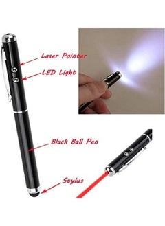 EasyLife 4-in-1 Capacitive Touch Screen Pens with LED Light and Laser Pointer Multifunction Digital Writing Drawing Pen for Tablet Smartphone  - Image 4