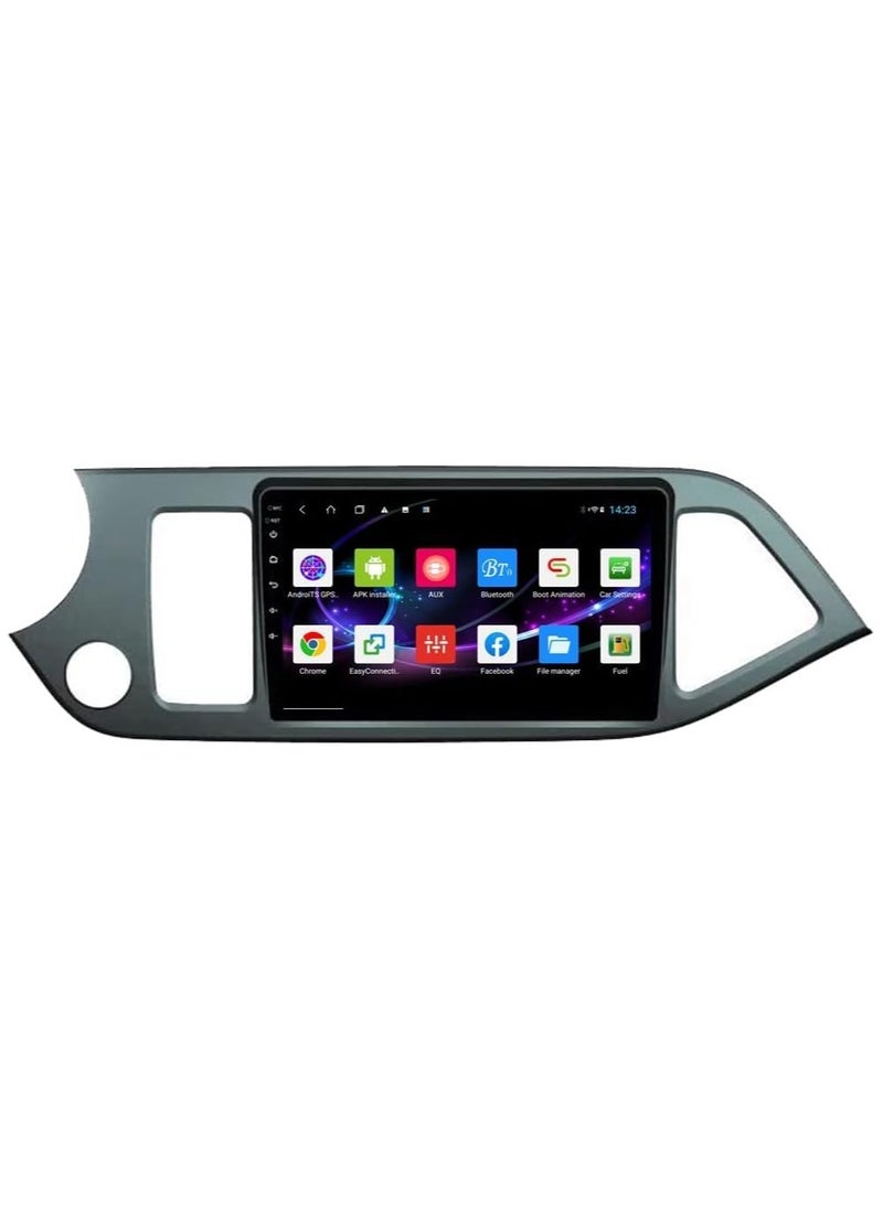 SHEZA STAR - Android Screen For Kia Morning Picanto 2011-2015 6GB RAM 128GB ROM SIM Card Support Apple Carplay IPS Touch Screen DSP built In Bluetooth USB Radio WiFi Play Store AHD Camera included - Image 1