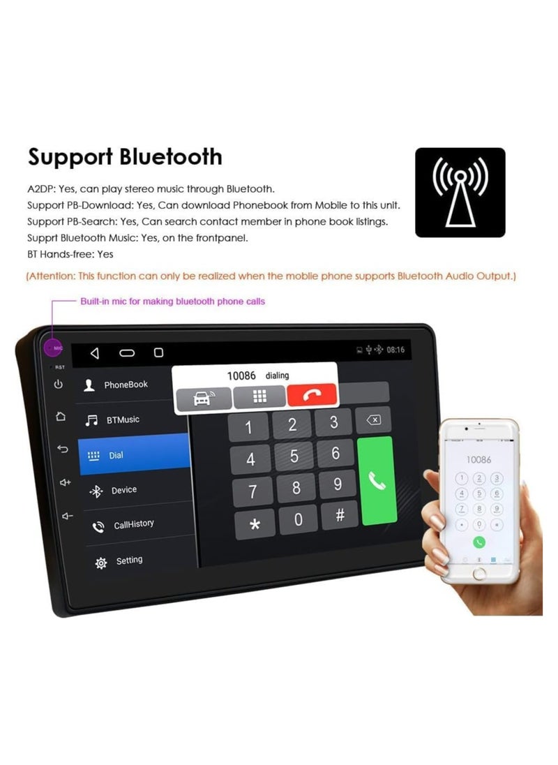 SHEZA STAR - Android Screen For Kia Morning Picanto 2011-2015 6GB RAM 128GB ROM SIM Card Support Apple Carplay IPS Touch Screen DSP built In Bluetooth USB Radio WiFi Play Store AHD Camera included - Image 1