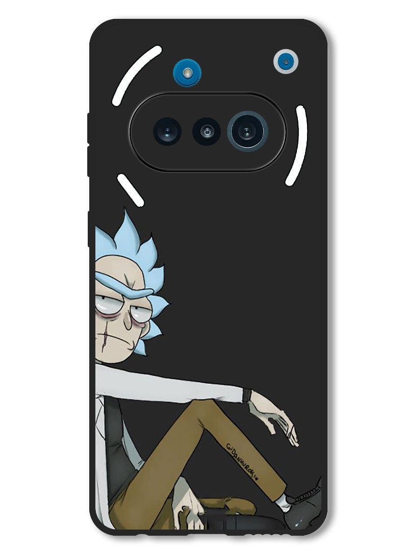 Theodor Case Compatible with Nothing Phone 3a Protection Shockproof Bumper Cover Rick - Image 1